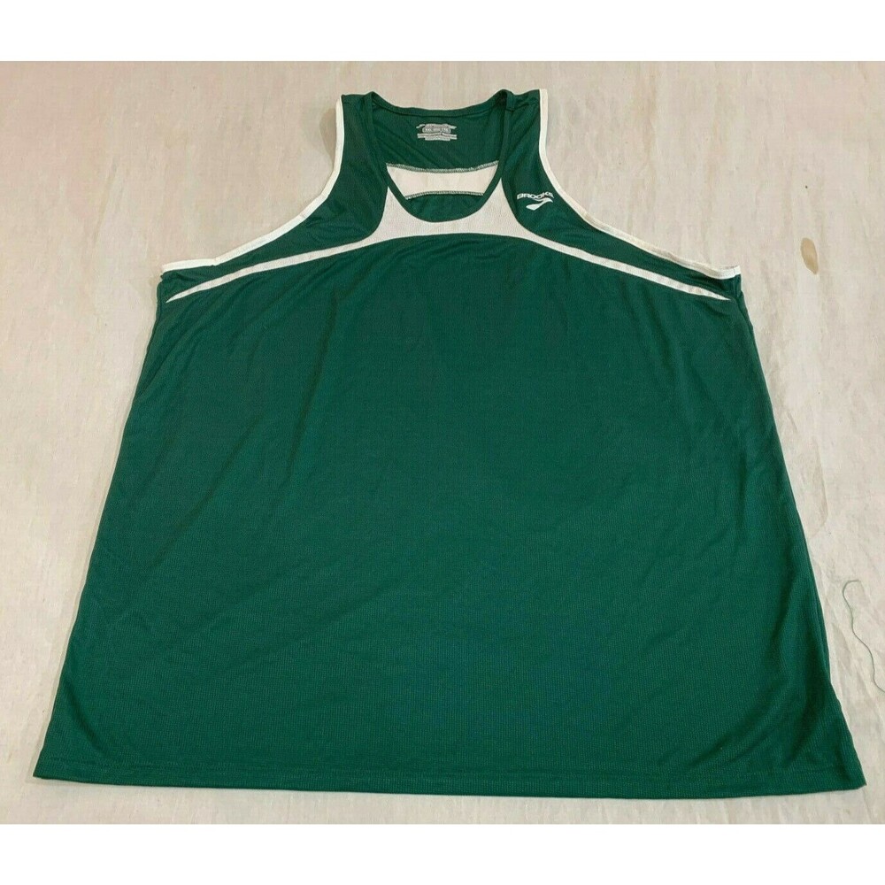 NWOT BROOKS EQUILIBRIUM MENS ATHLETIC RACERBACK SLEEVELESS SHIRT SIZE XXL